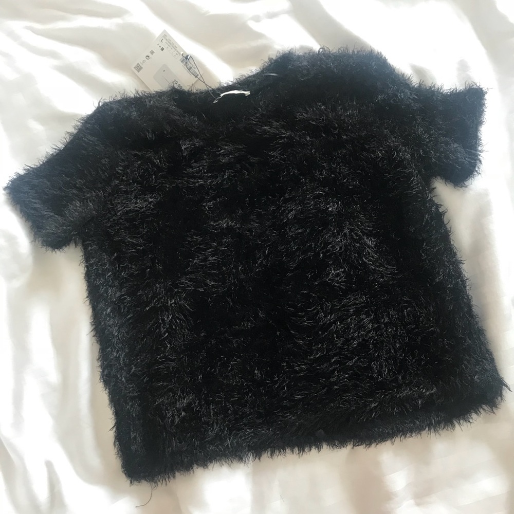 NWT ZARA ❣️ Fuzzy Top